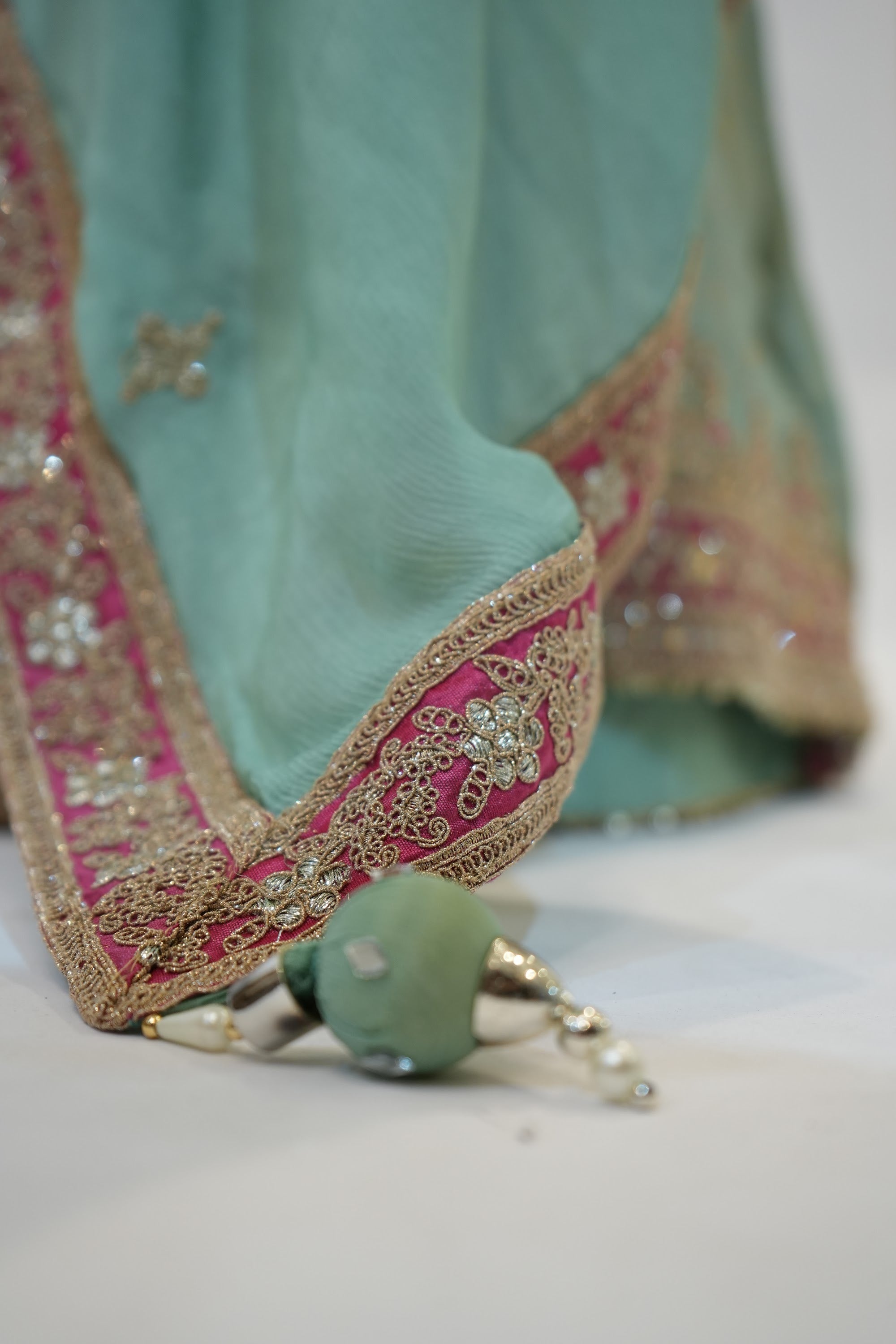 Mint Green Gota Patti Suit Set