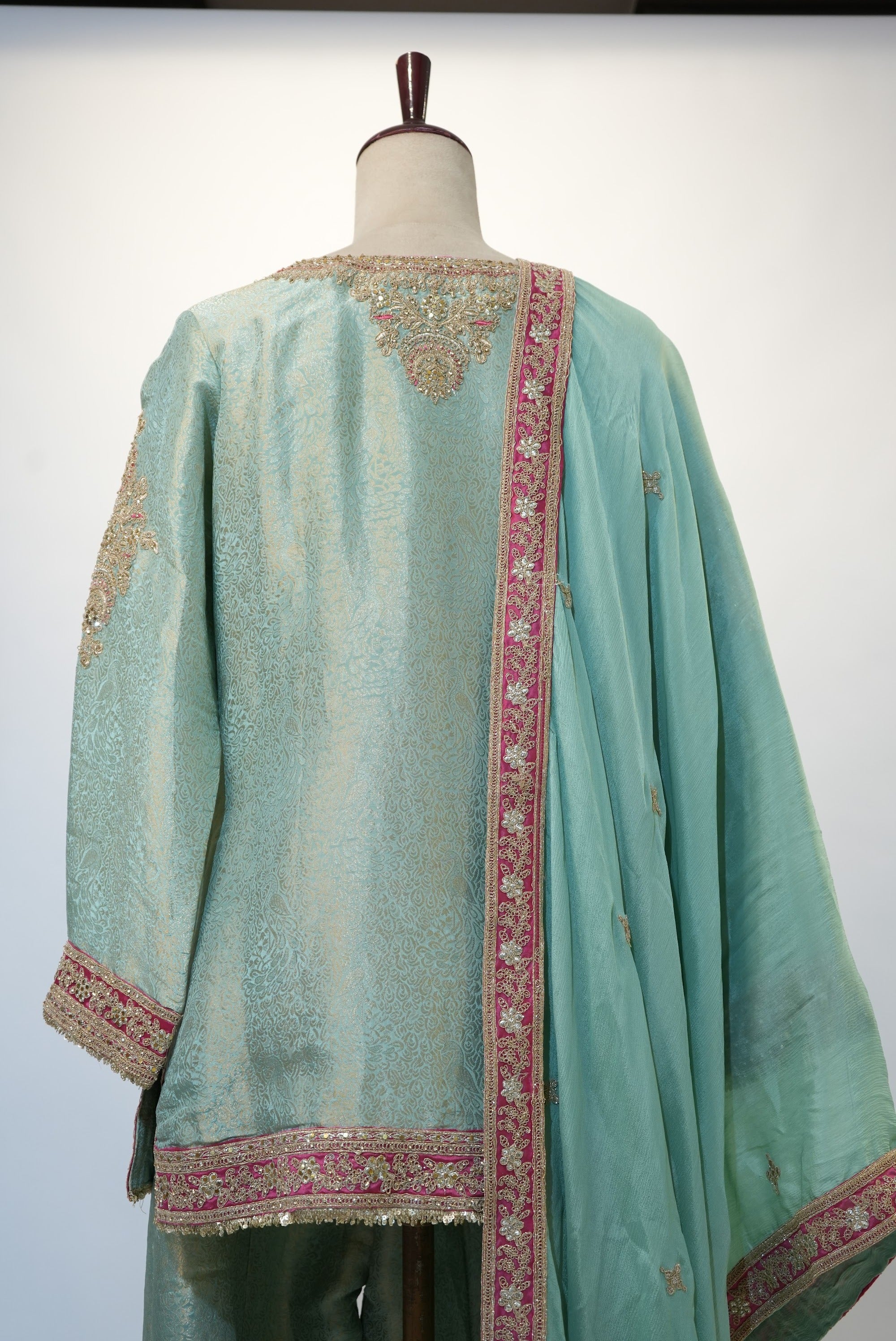 Mint Green Gota Patti Suit Set