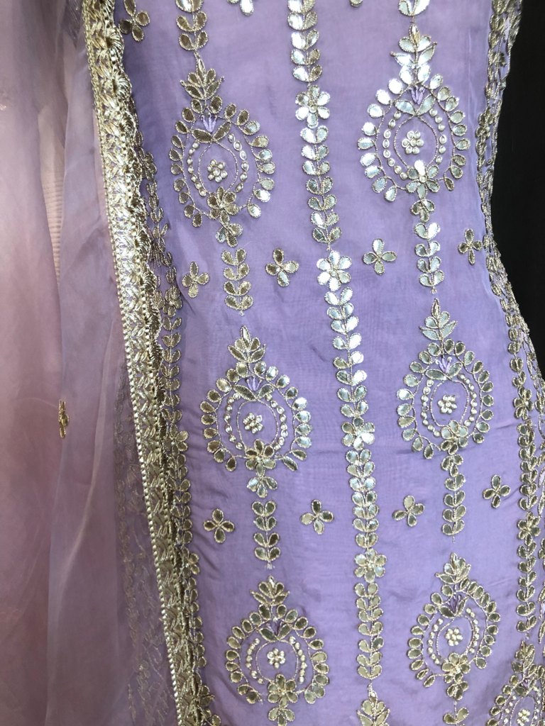 Organza Unstitch Suit
