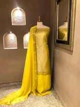 Load image into Gallery viewer, Banarasi Silk Unstitched Suit
