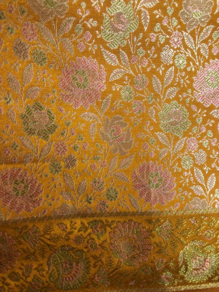 Banarasi Silk Unstitched Suit