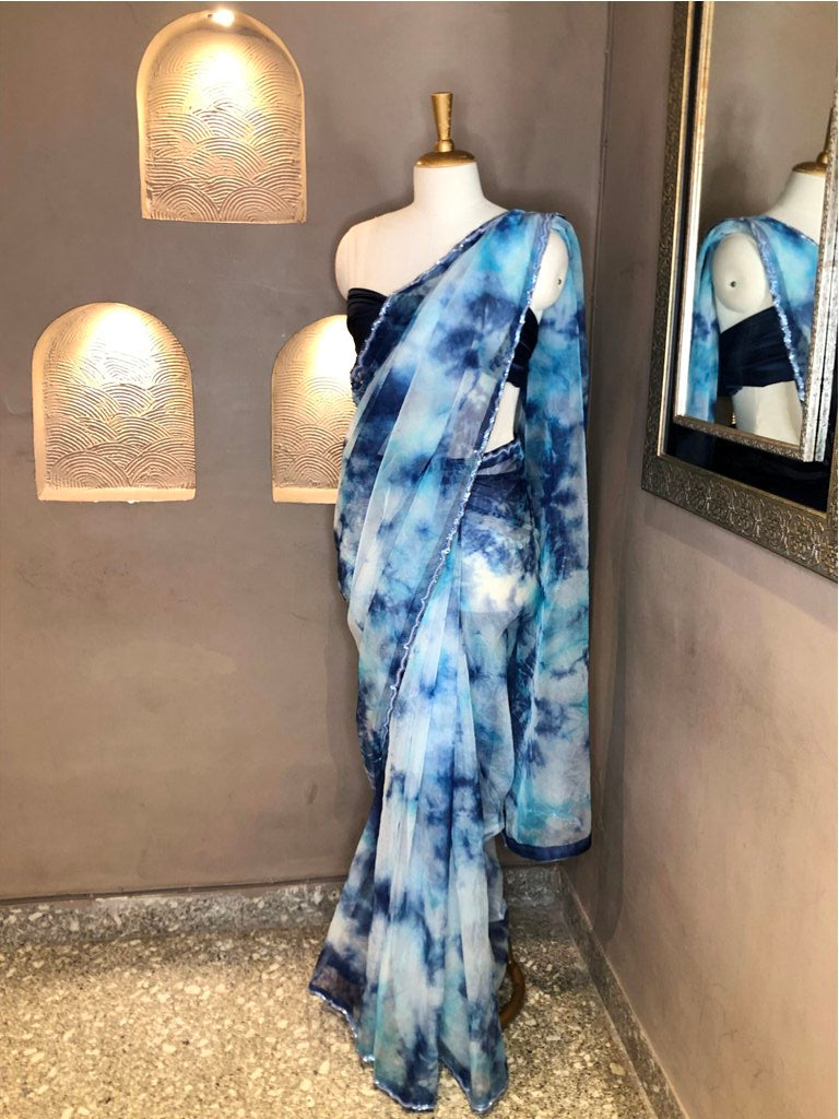 Organza Printed Saree