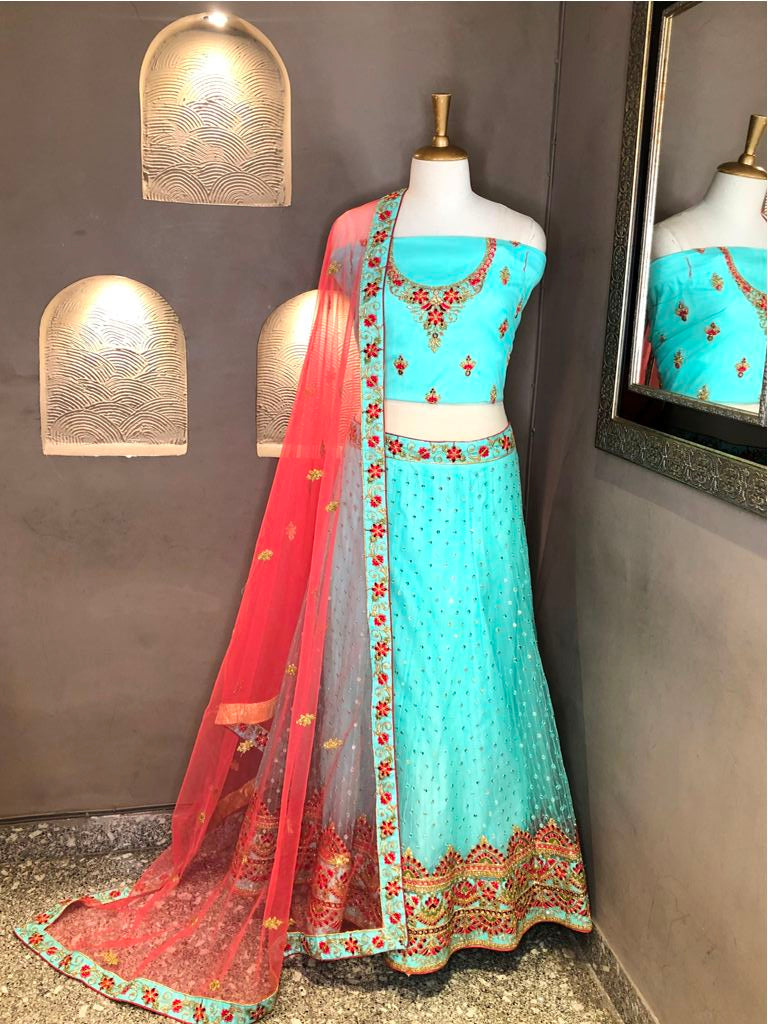 Unstitched Lehenga