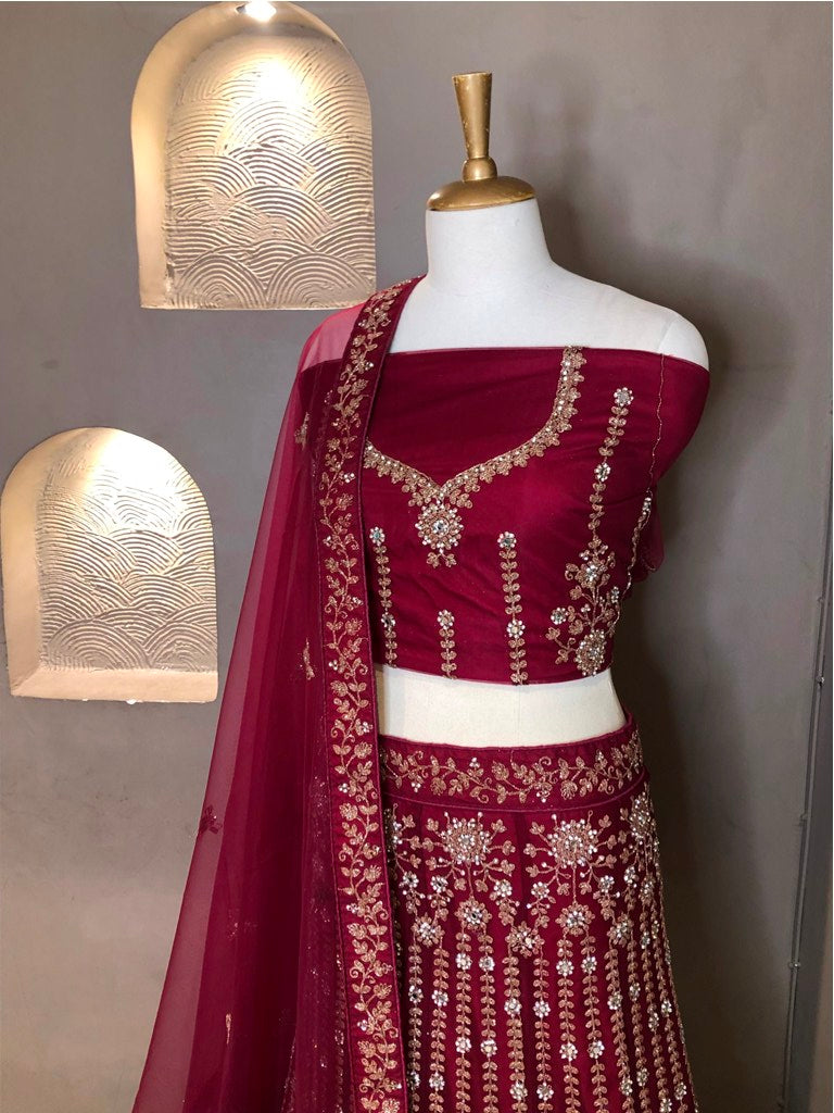 Unstitched Lehenga