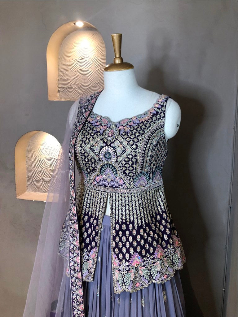 Peplum With Lehanga