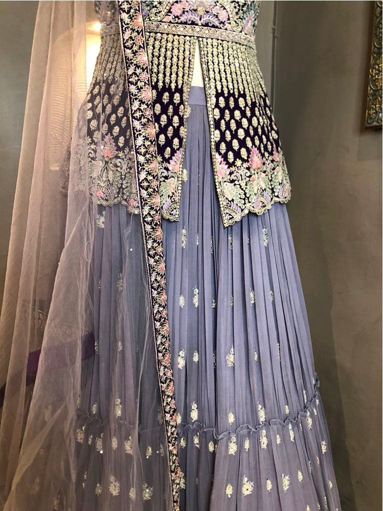 Peplum With Lehanga