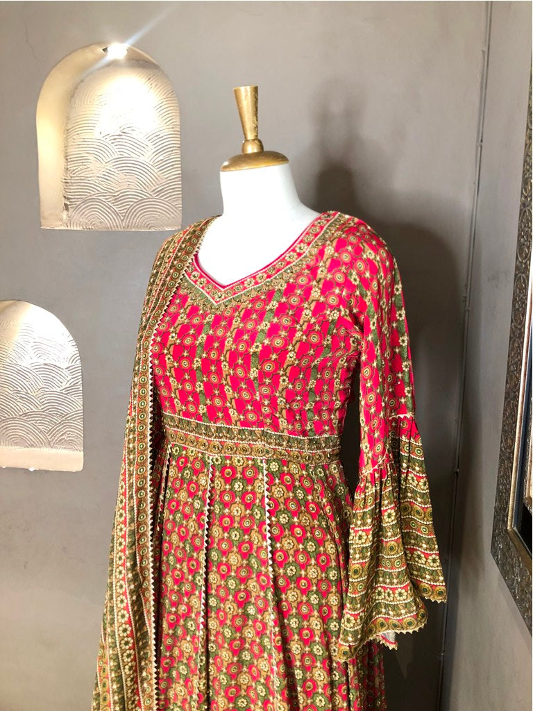 Peplum With Sharara