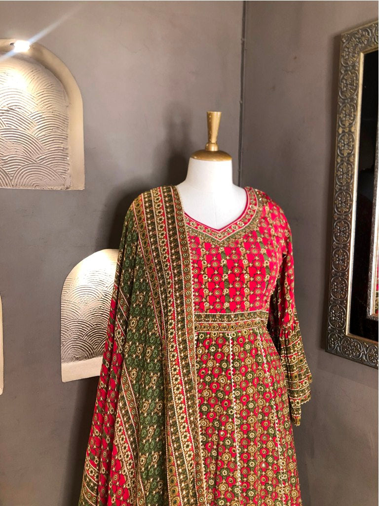 Peplum With Sharara