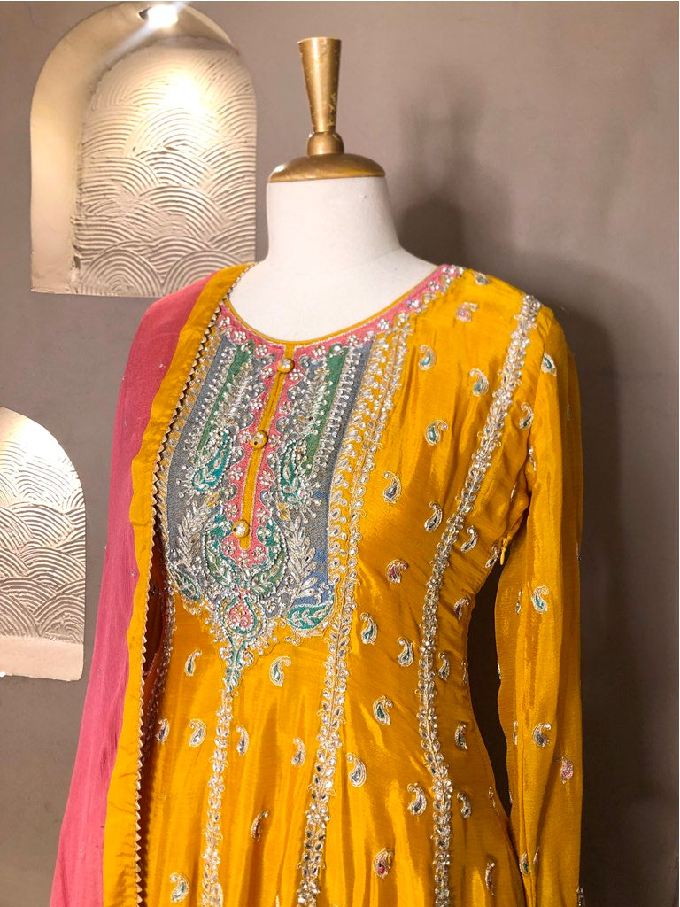 Peplum With Sharara