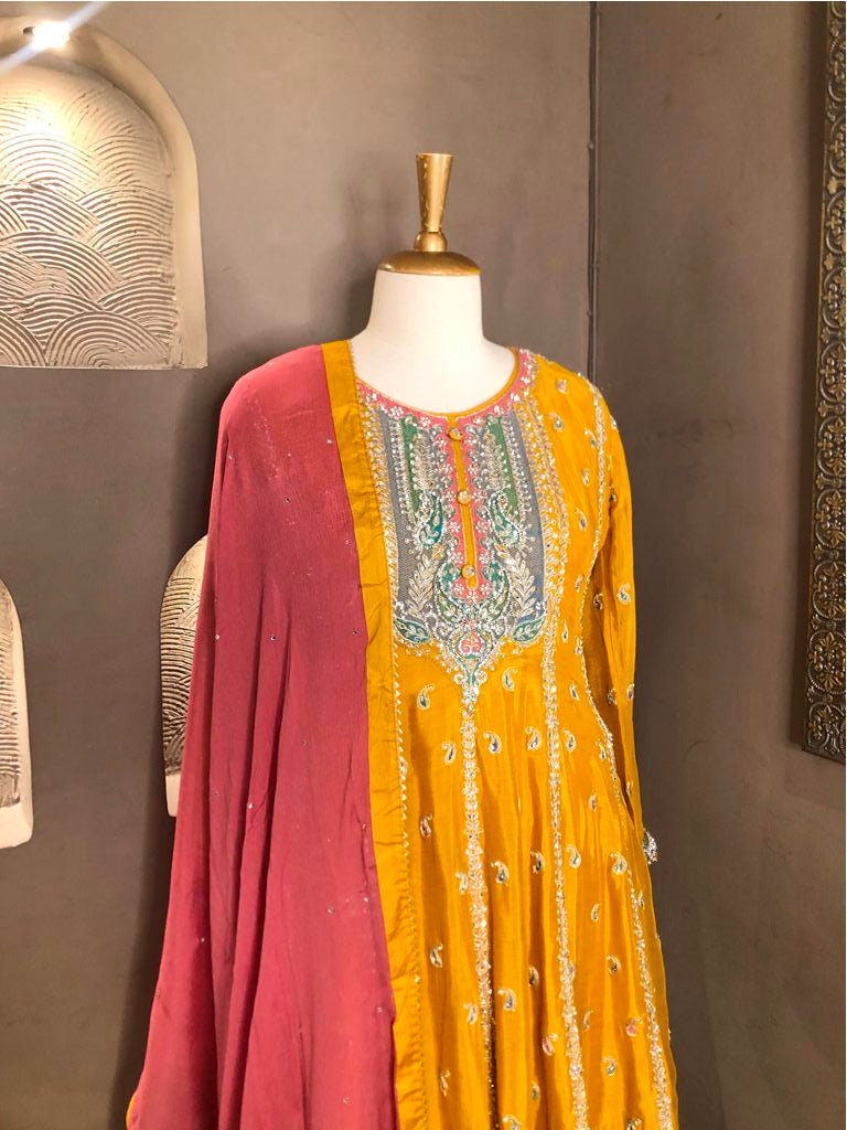 Peplum With Sharara