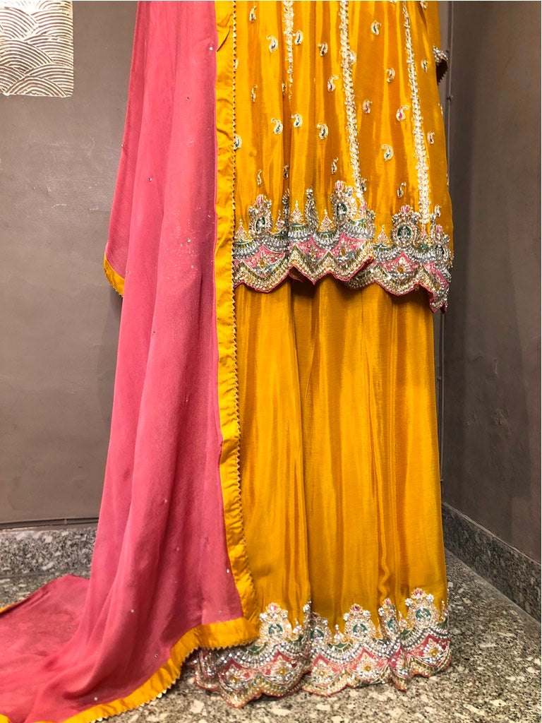 Peplum With Sharara