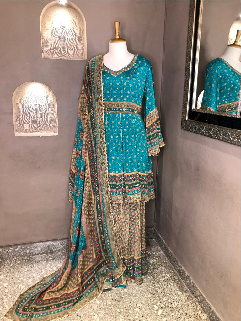 Peplum With Sharara