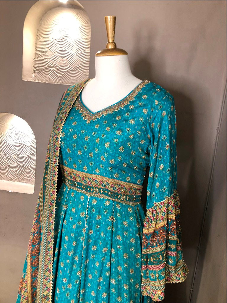 Peplum With Sharara