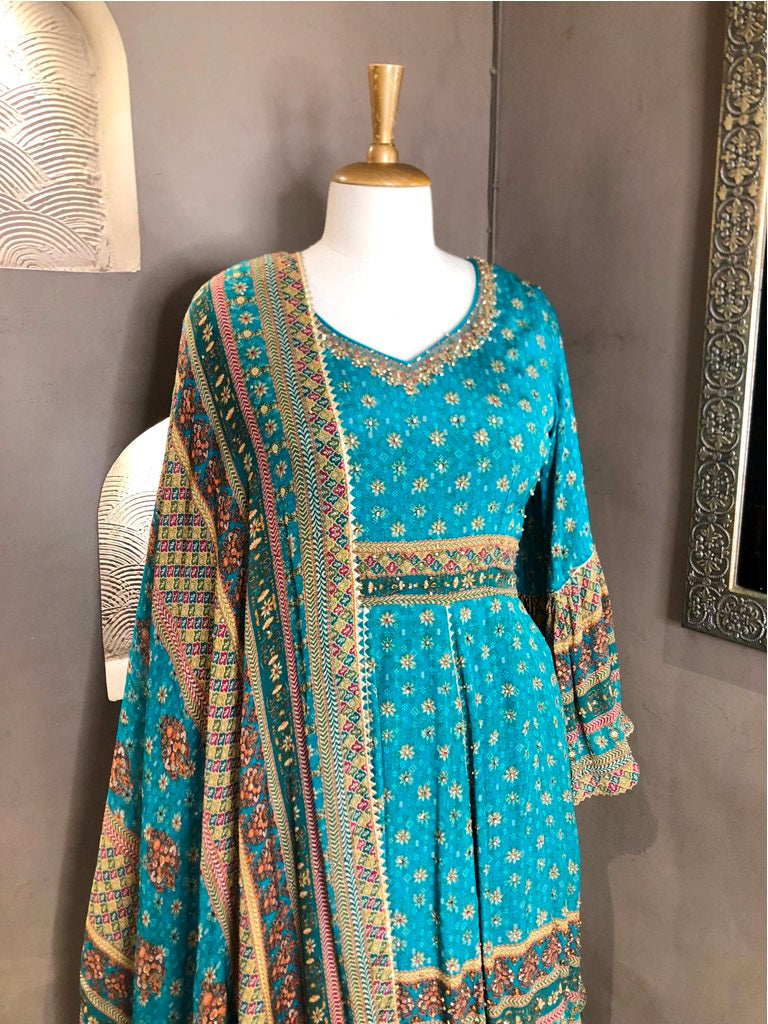 Peplum With Sharara