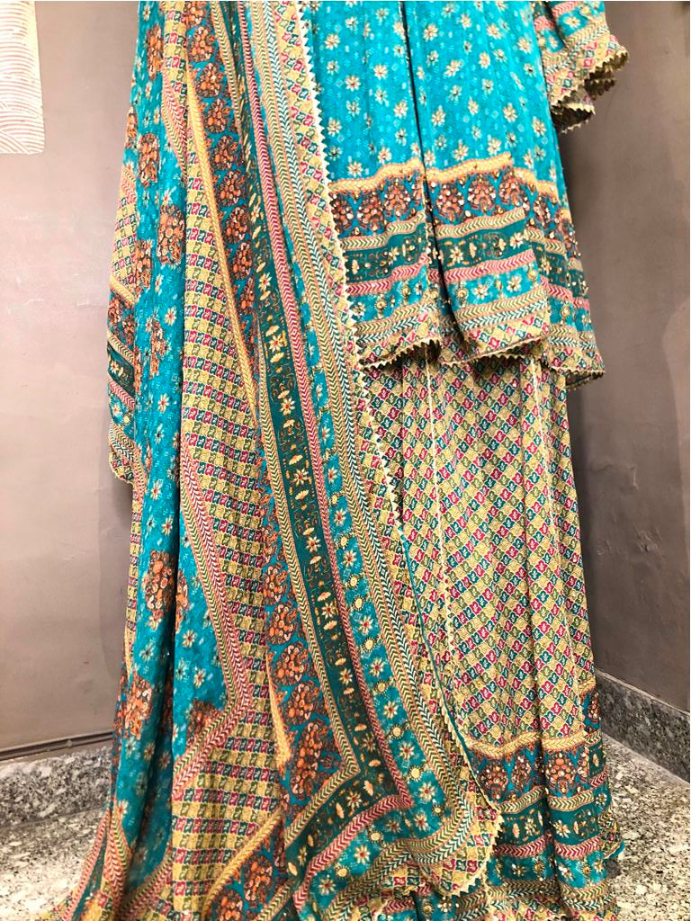 Peplum With Sharara