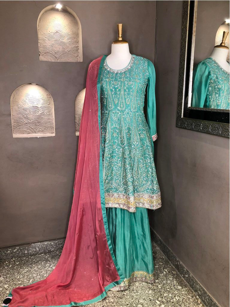 Peplum With Sharara