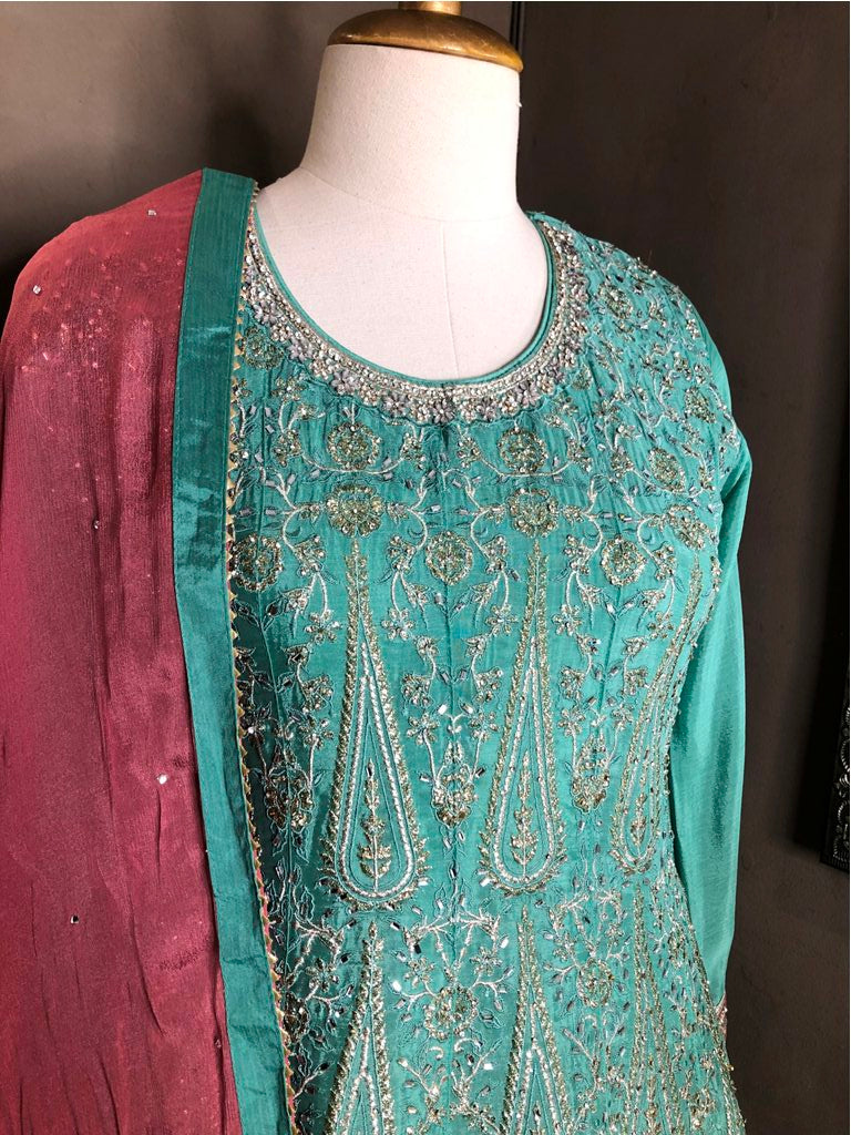 Peplum With Sharara