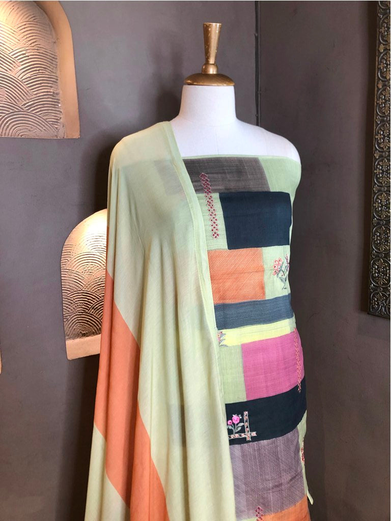 Cotton Unstitched Suit