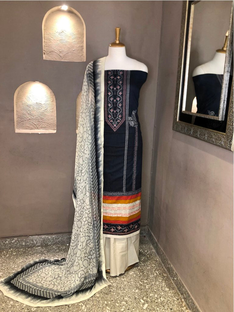 Cotton Unstitched Suit