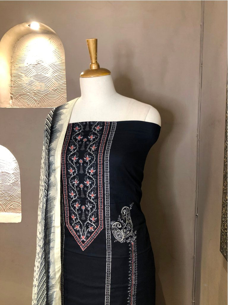 Cotton Unstitched Suit