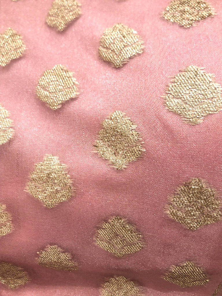 Pink Organza Lehenga