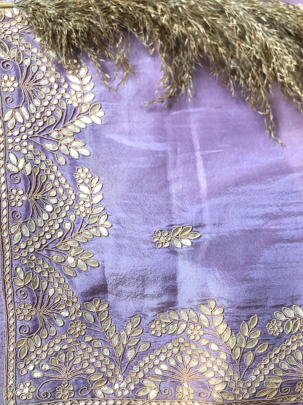 Tissue Crepe Saree