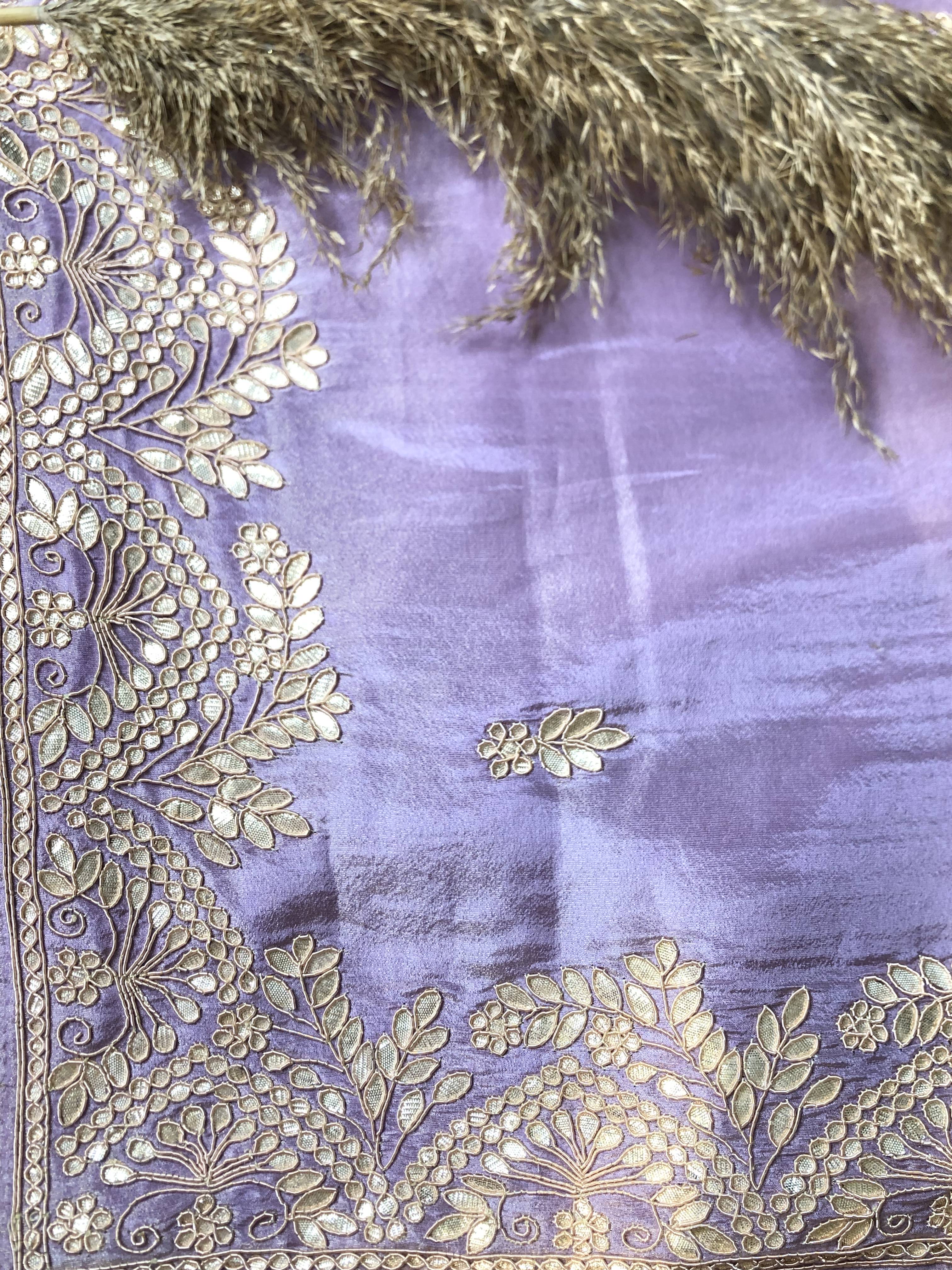 Tissue Crepe Saree