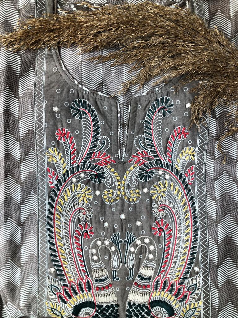 Cotton Printed Suit Dupatta