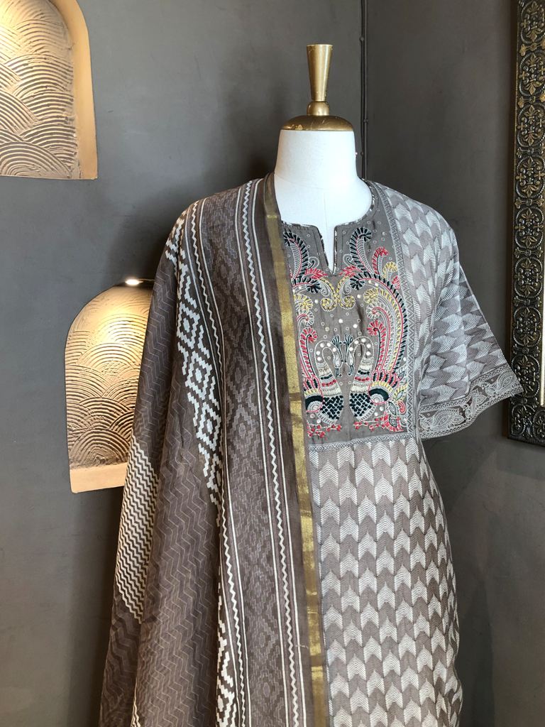 Cotton Printed Suit Dupatta