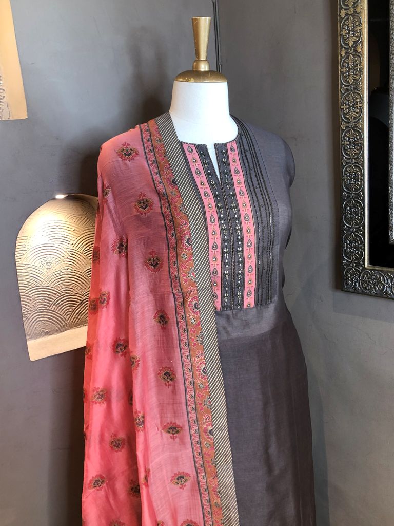 Cotton Printed Suit