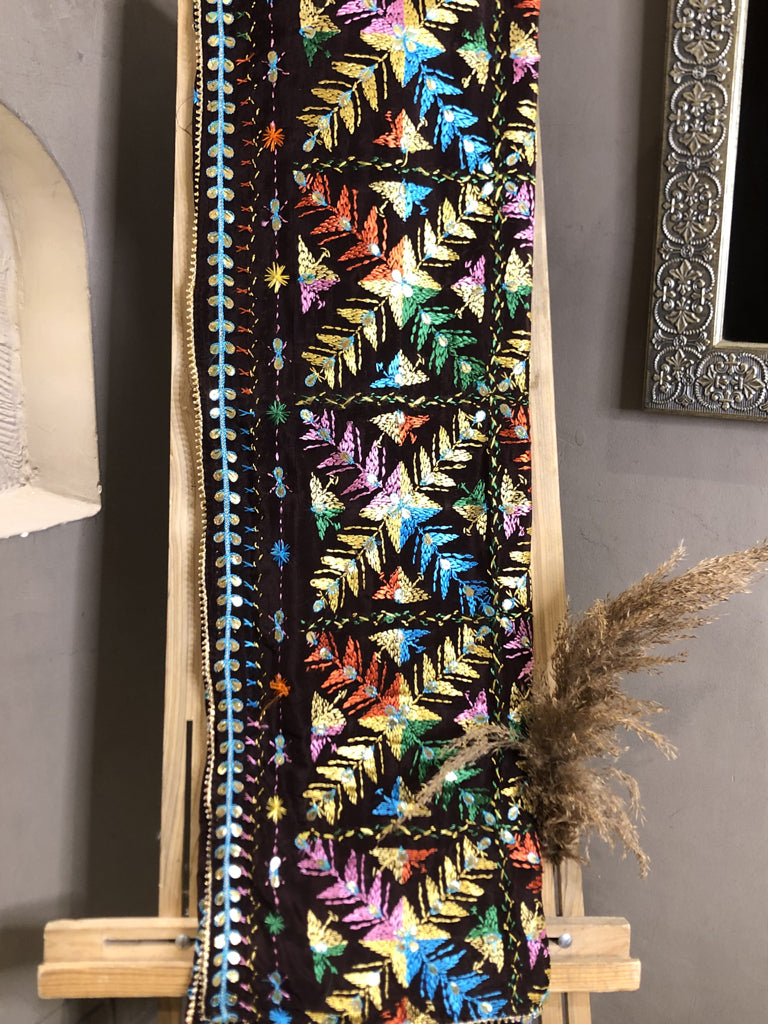 Phulkari Dupatta with Gotta Patti