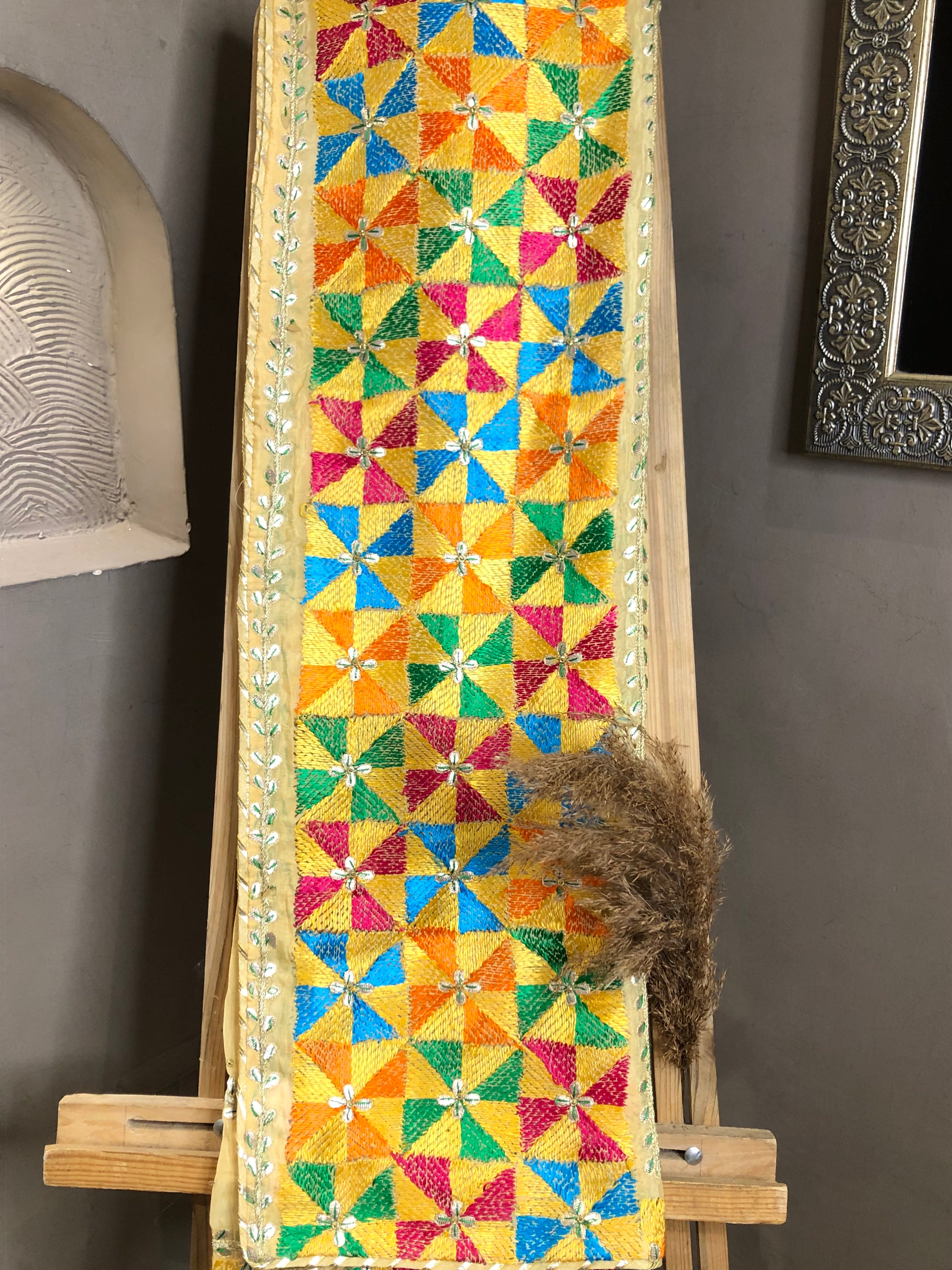 Phulkari Dupatta With Gotta Patti