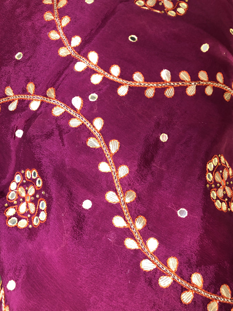 Phulkari Dupatta With Gotta Patti