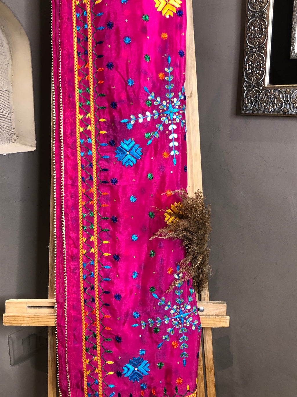 Phulkari Dupatta With Gotta Patti