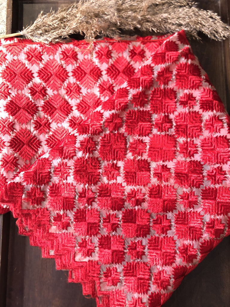 Organza Phulkari Dupatta