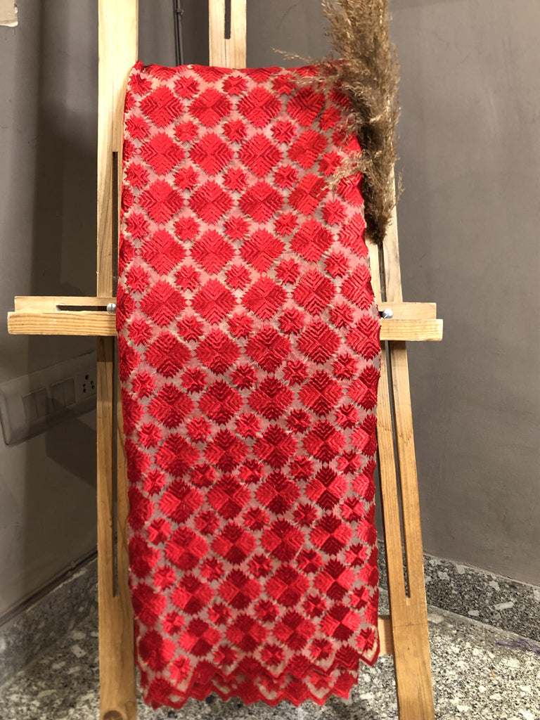 Organza Phulkari Dupatta