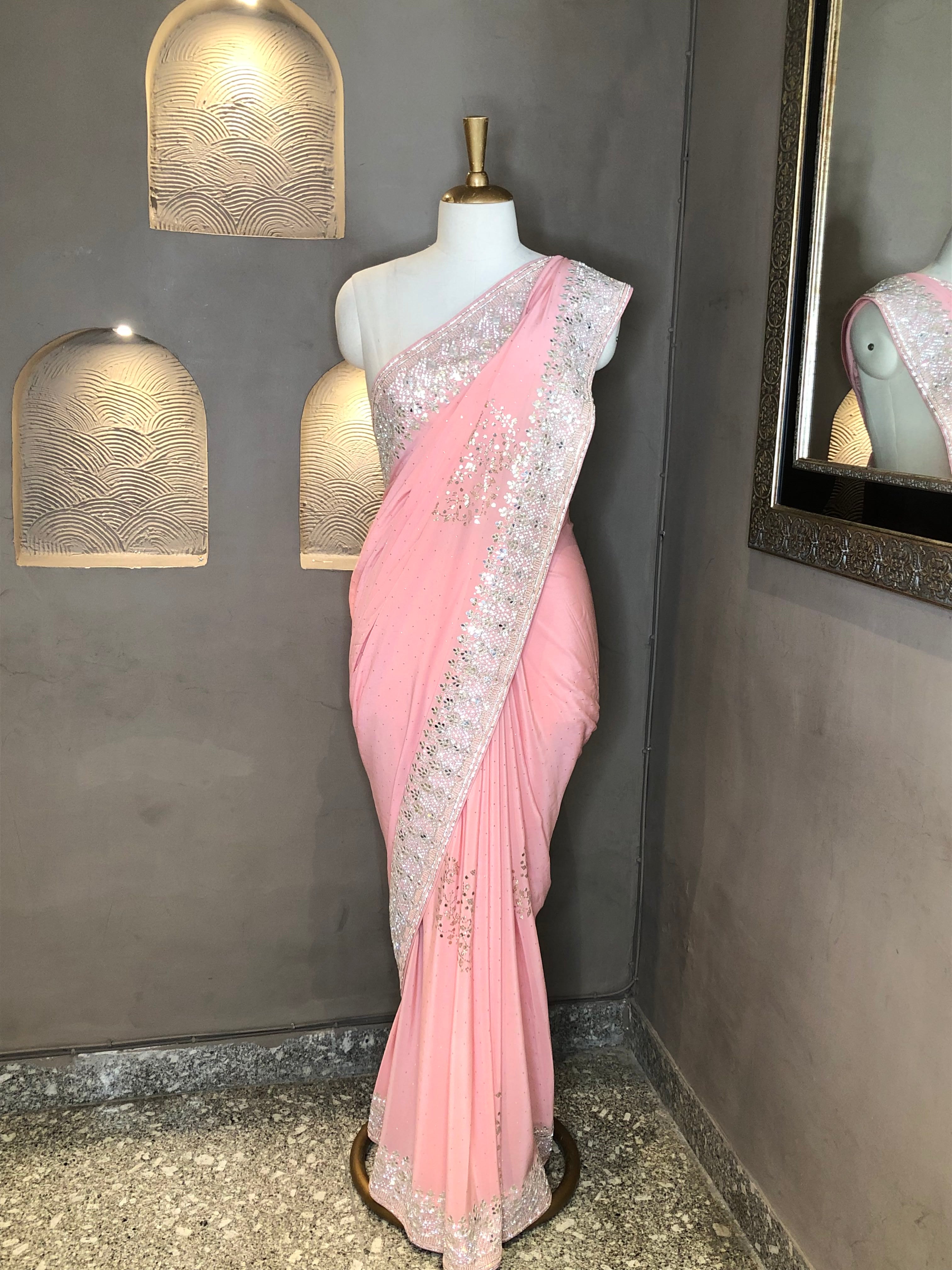 Crepe Saree