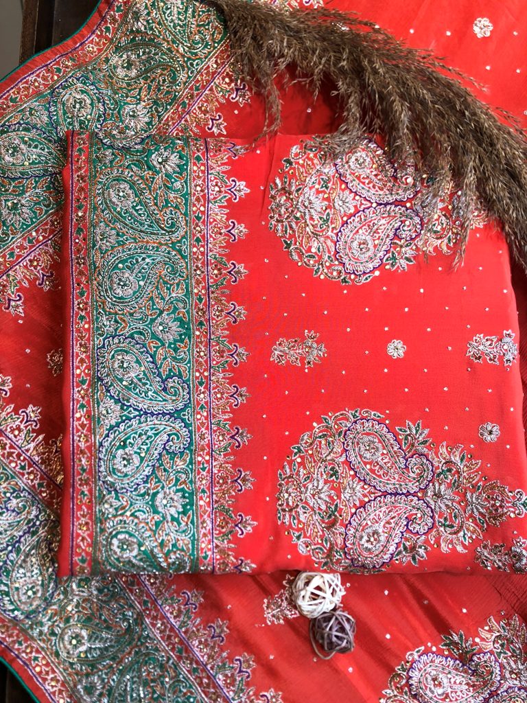 Ritu Kumar Embroidered Unstitch Suit