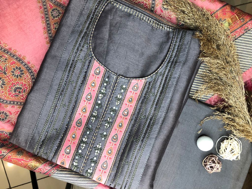 Cotton Printed Suit