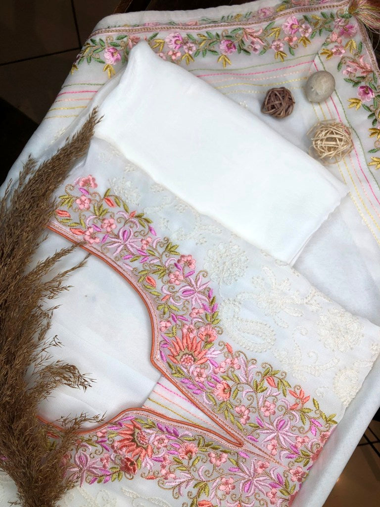 Multicolor Thread Work Suit