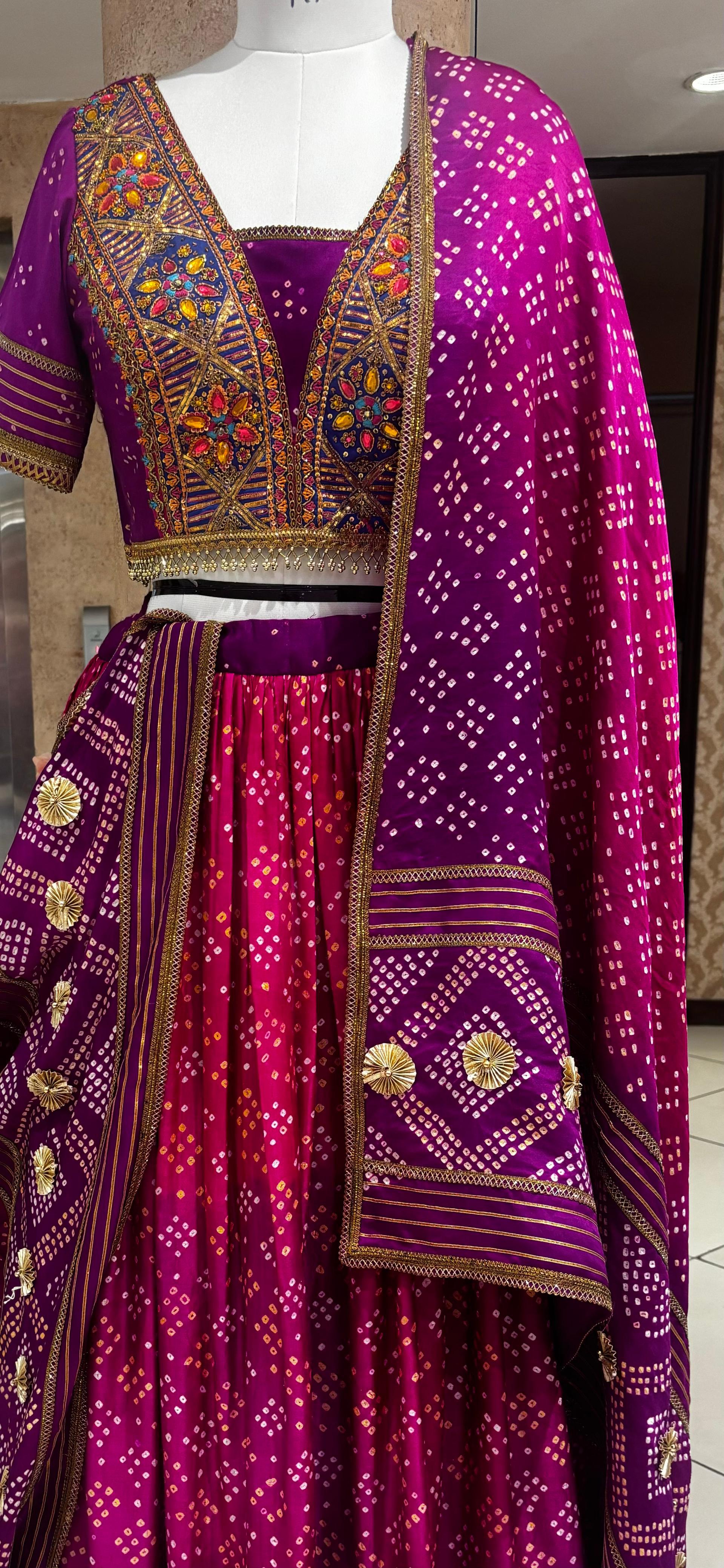 Bandhani Heritage Lehenga